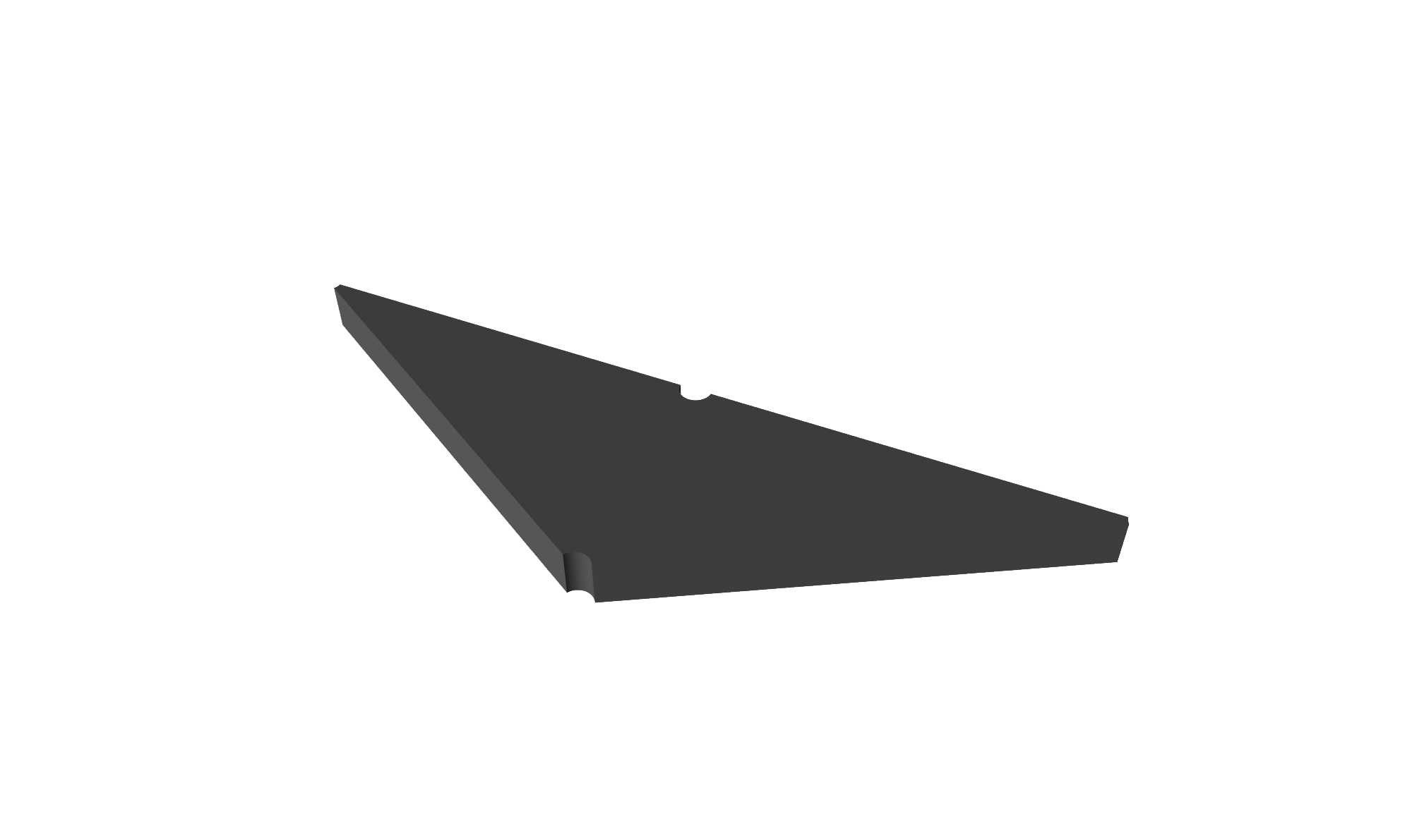 Triangle flat